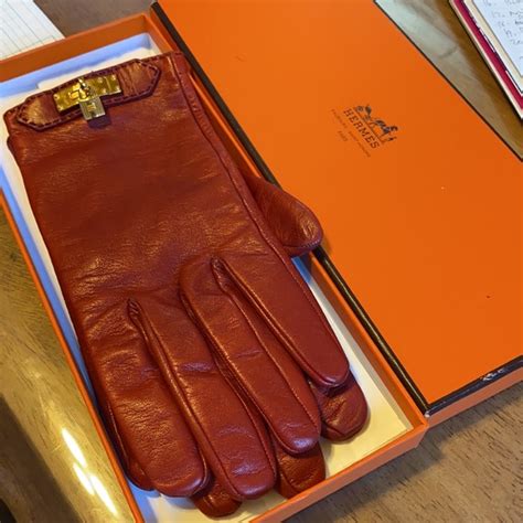 hermes red prism glove|genuine Hermes gloves.